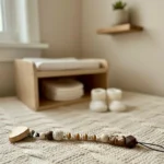 Personalisierte Schnullerkette mit Namen – Elefant oder Otter – Handgemacht - Babygeschenk Geburt & Taufe