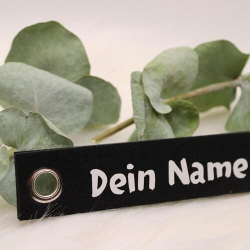 Personalisierter Filz-Schlüsselanhänger mit Wunschtext & Symbol