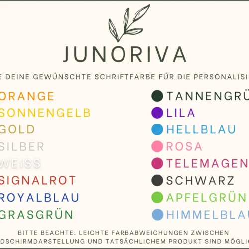 Personalisierte Stofftasche „Herzensmensch“ mit Name - Baumwolltasche in Wunschfarben - Geschenk für Freundin, Mama oder Kollegin